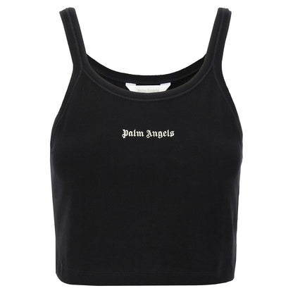 Palm Angels Bicolor Cotton Sport Bra