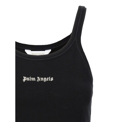 Palm Angels Bicolor Cotton Sport Bra
