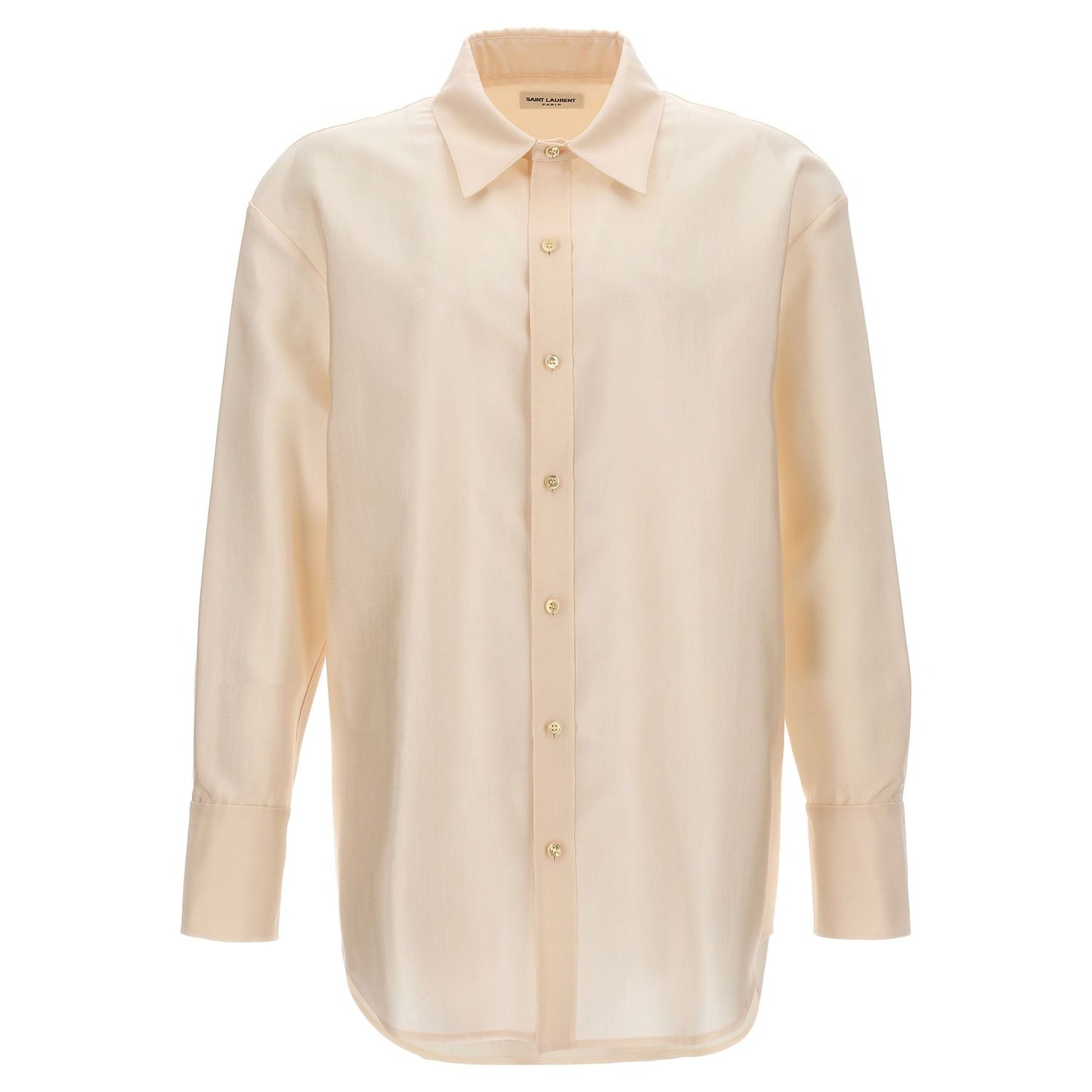 Saint Laurent Beige Acetate Blouse