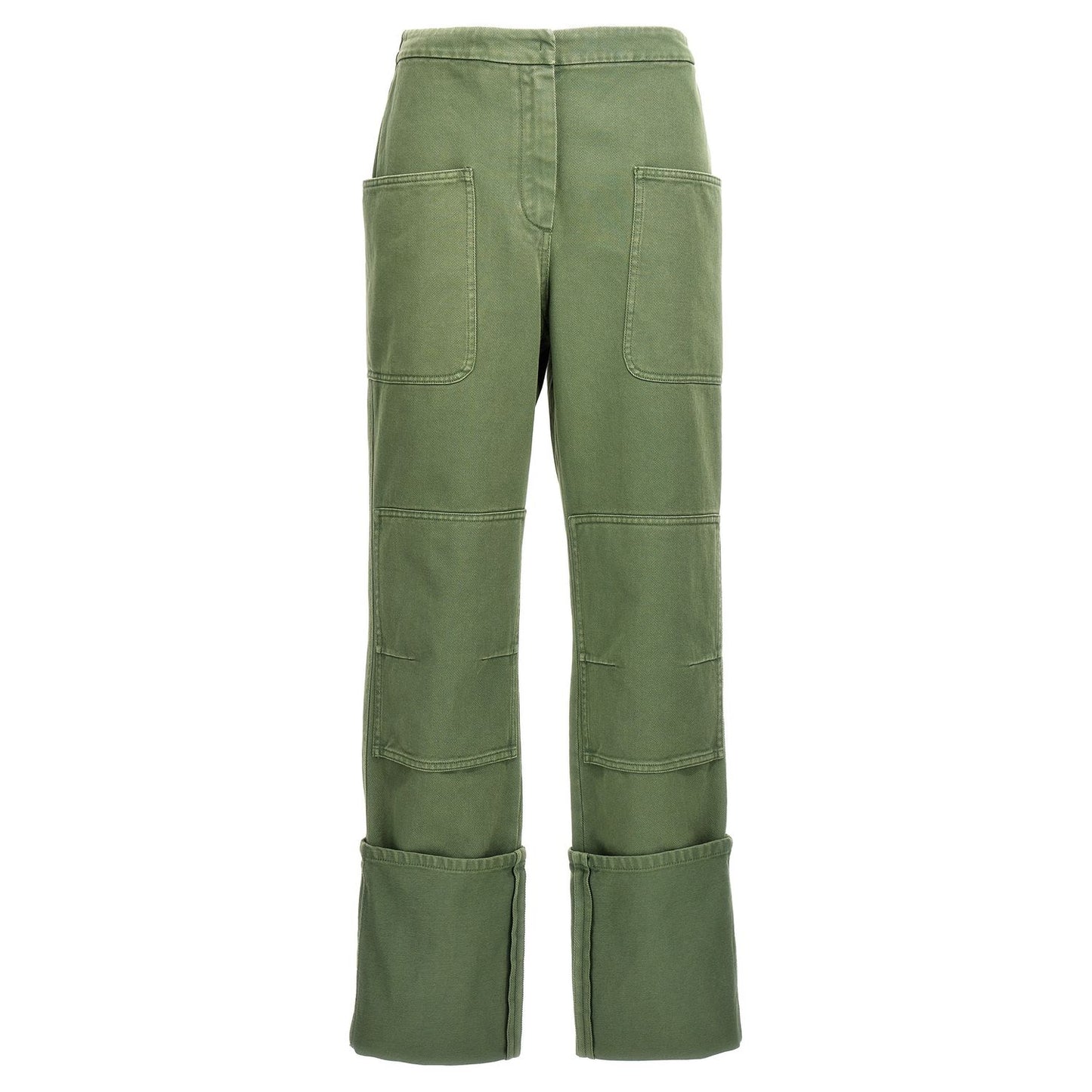 Max Mara Bicolor Cotton Casual Pants