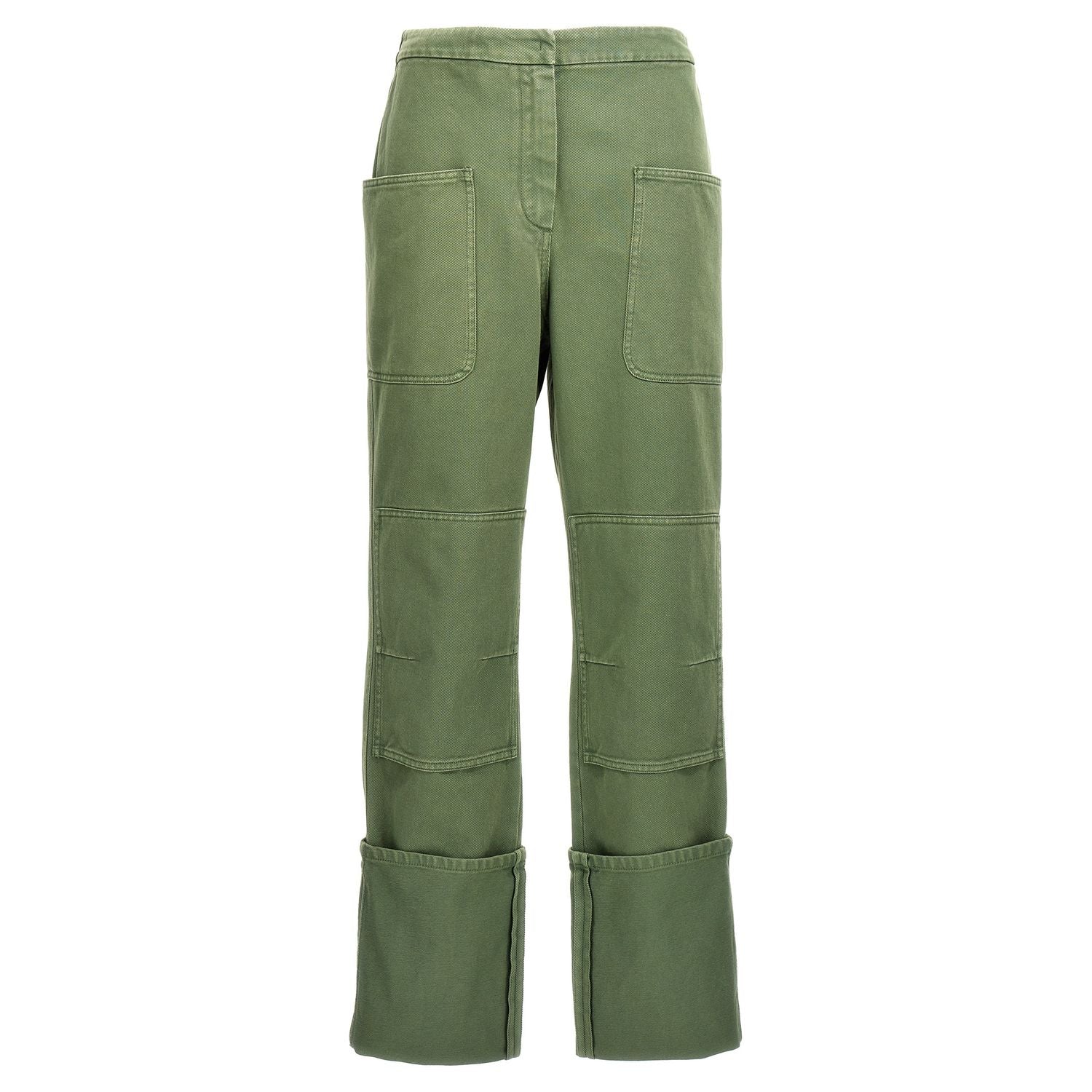 Max Mara Bicolor Cotton Casual Pants