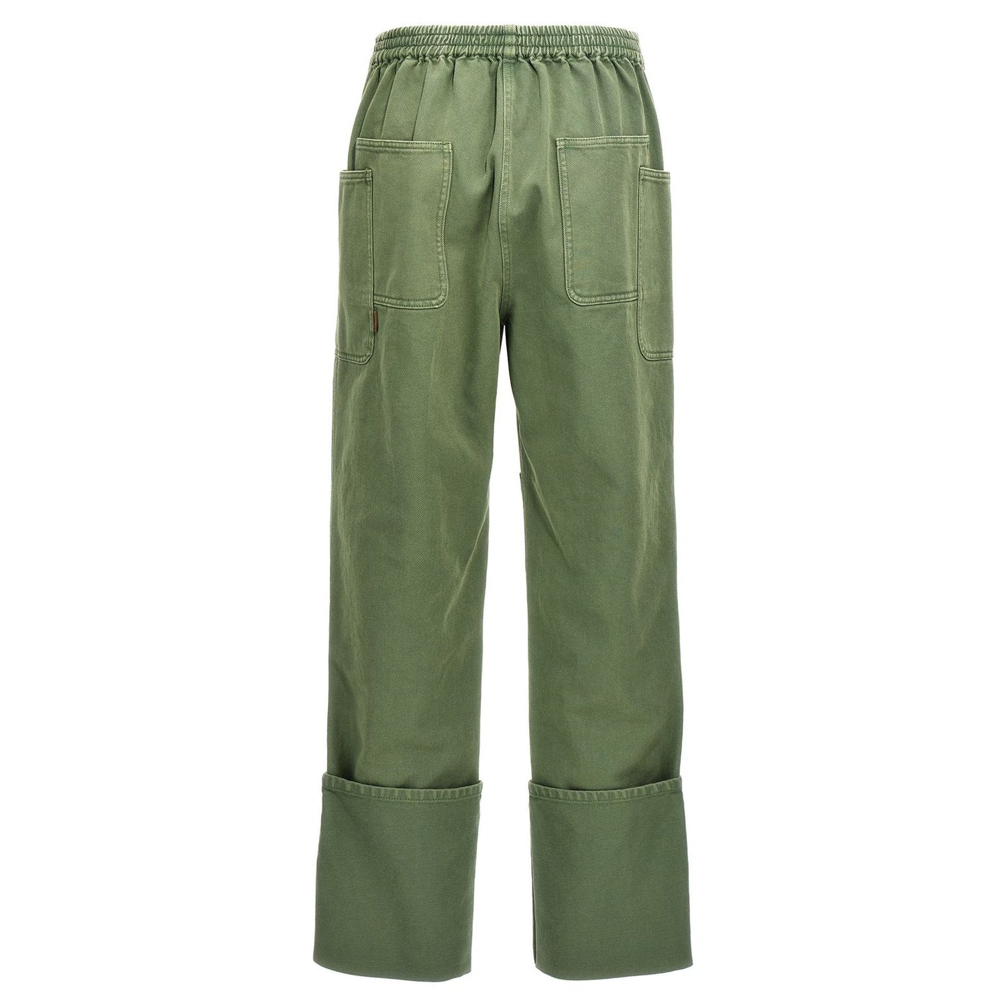 Max Mara Bicolor Cotton Casual Pants