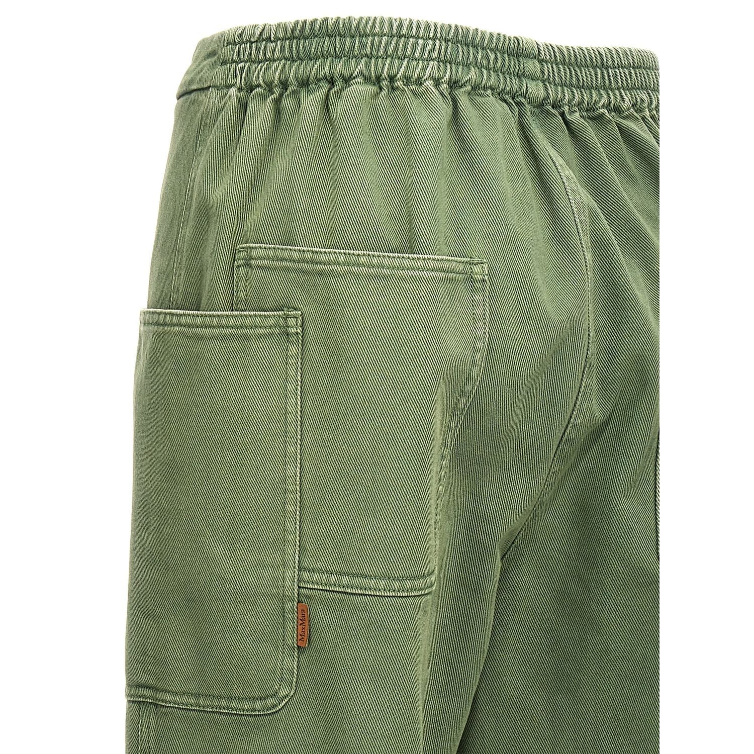Max Mara Bicolor Cotton Casual Pants