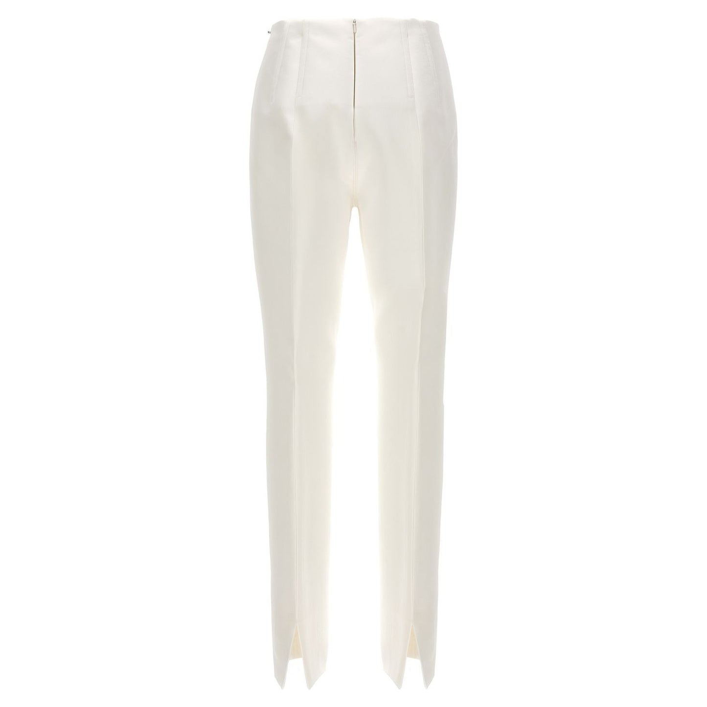 Sportmax White Acetate Dress Pants