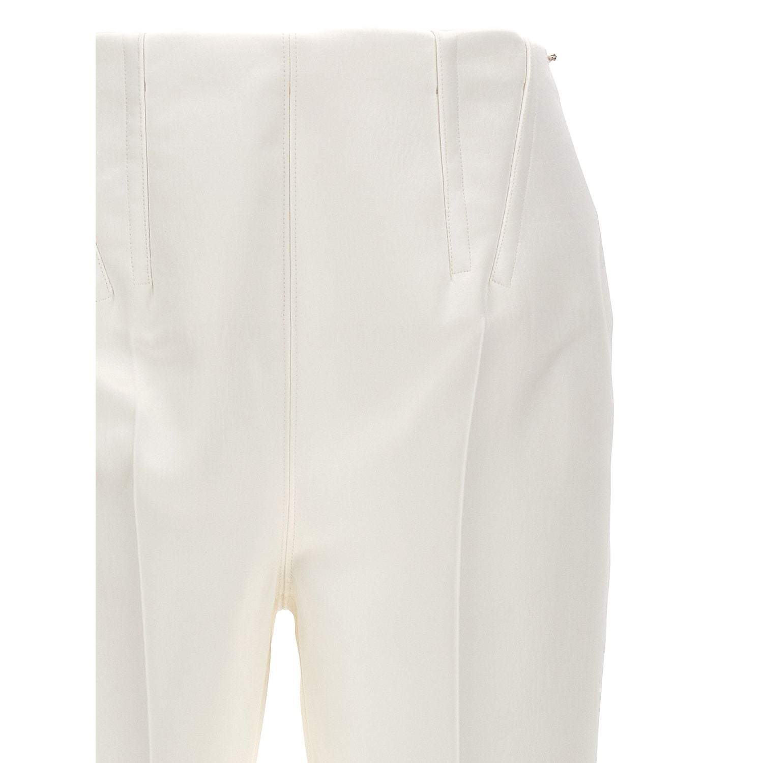 Sportmax White Acetate Dress Pants