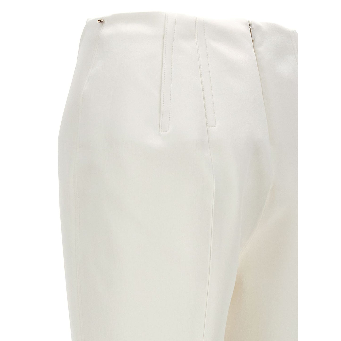 Sportmax White Acetate Dress Pants