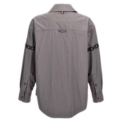 Thom Browne Gray Polyamide Blouse