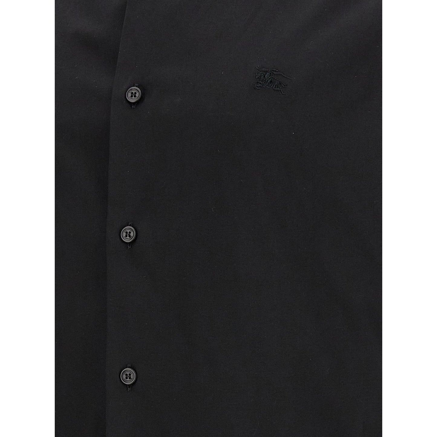 Burberry Black Cotton Blouse