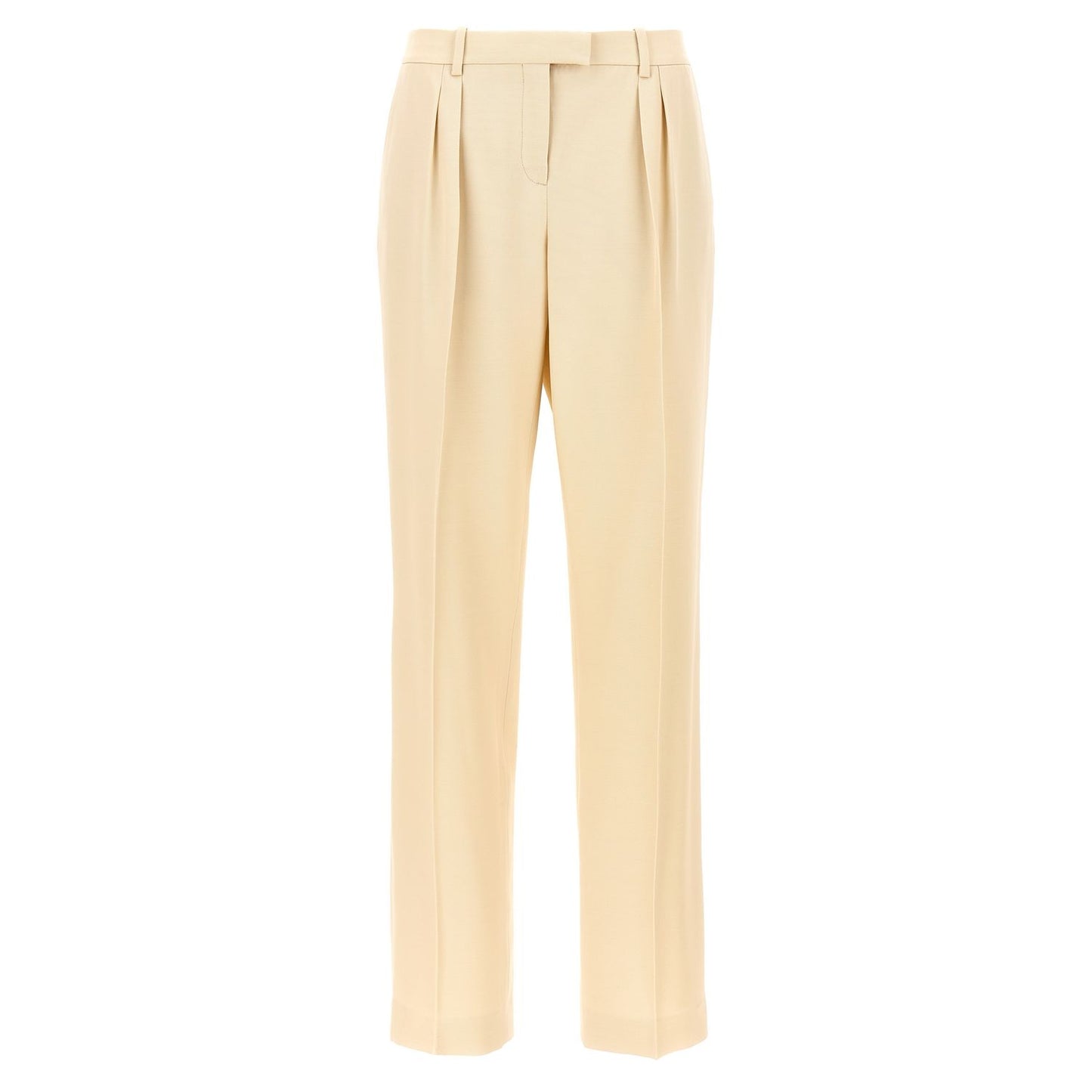 Tom Ford Beige Silk Dress Pants