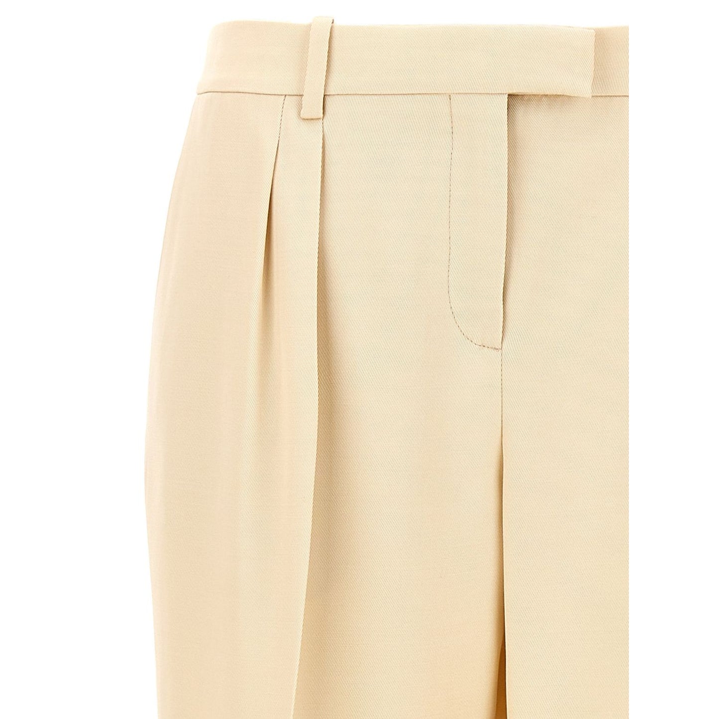 Tom Ford Beige Silk Dress Pants