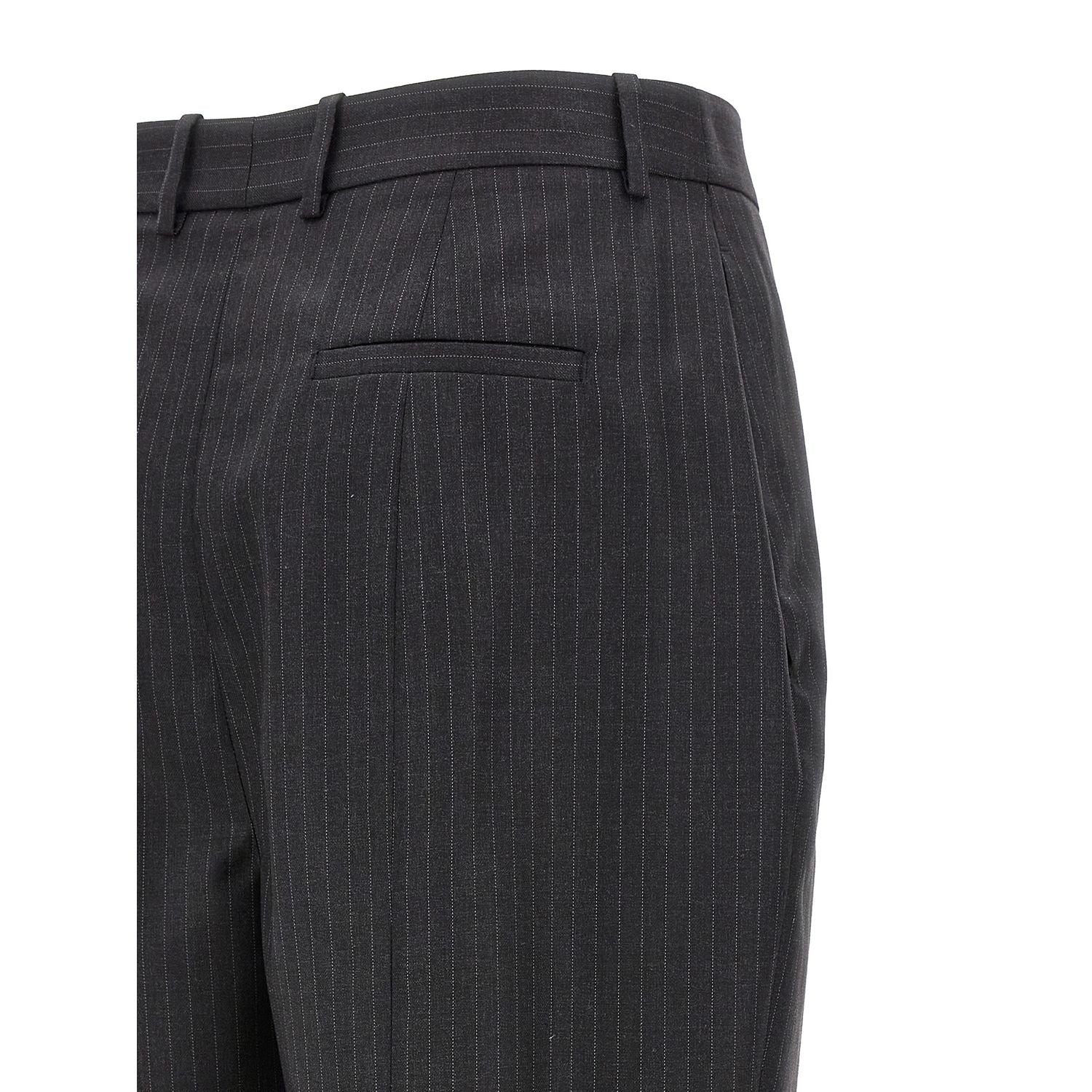 Alexander McQueen Gray Wool Dress Pants