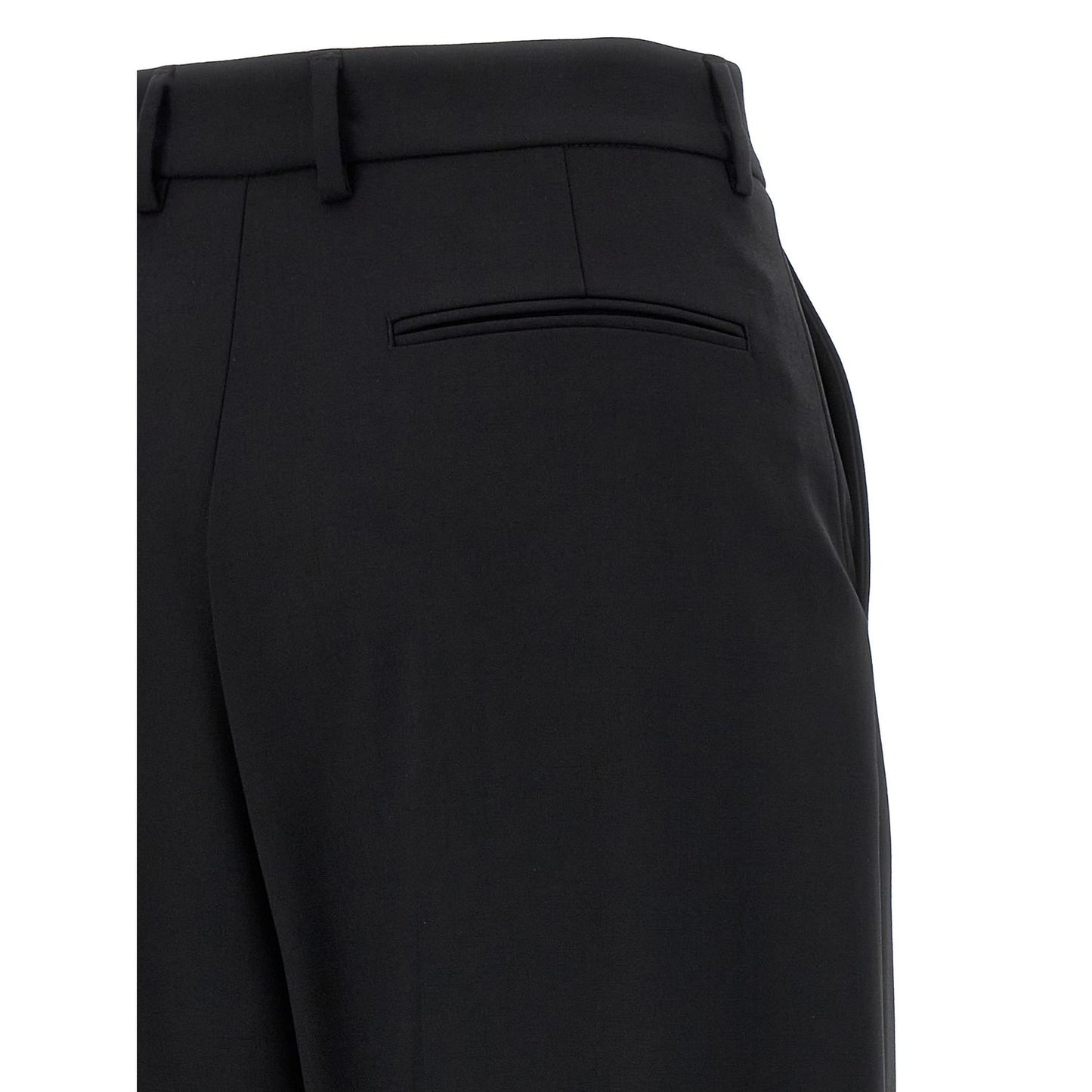 Giuseppe Di Morabito Black Virgin Wool Casual Pants