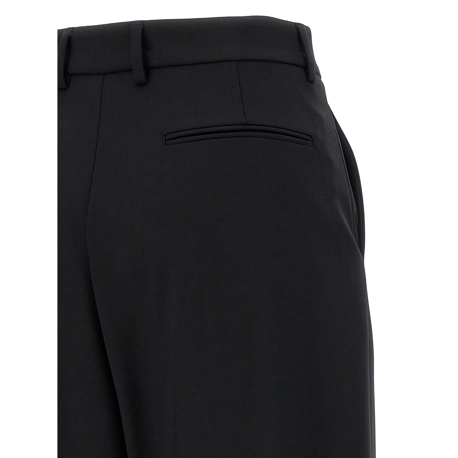 Giuseppe Di Morabito Black Virgin Wool Casual Pants