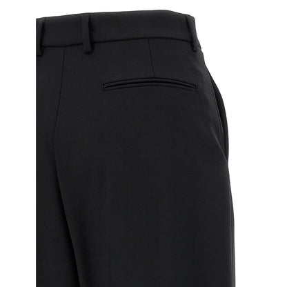 Giuseppe Di Morabito Black Virgin Wool Casual Pants