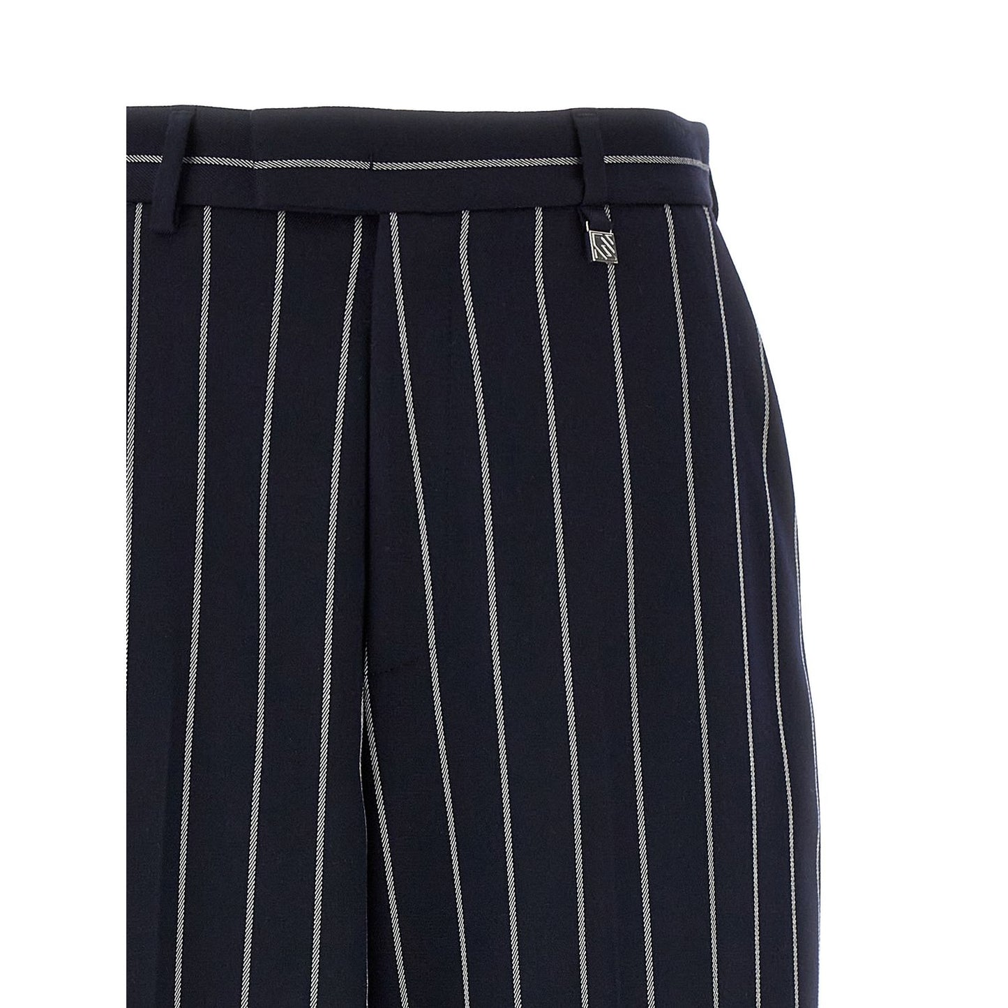 Giuseppe Di Morabito Blue Polyester Casual Pants