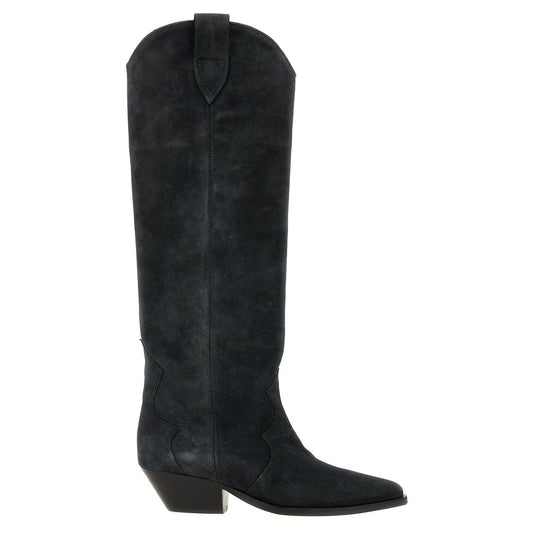 Isabel Marant Black Calfskin Chelsea Boots