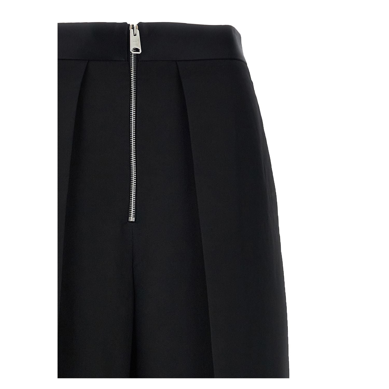 Khaite Black Viscose Casual Pants