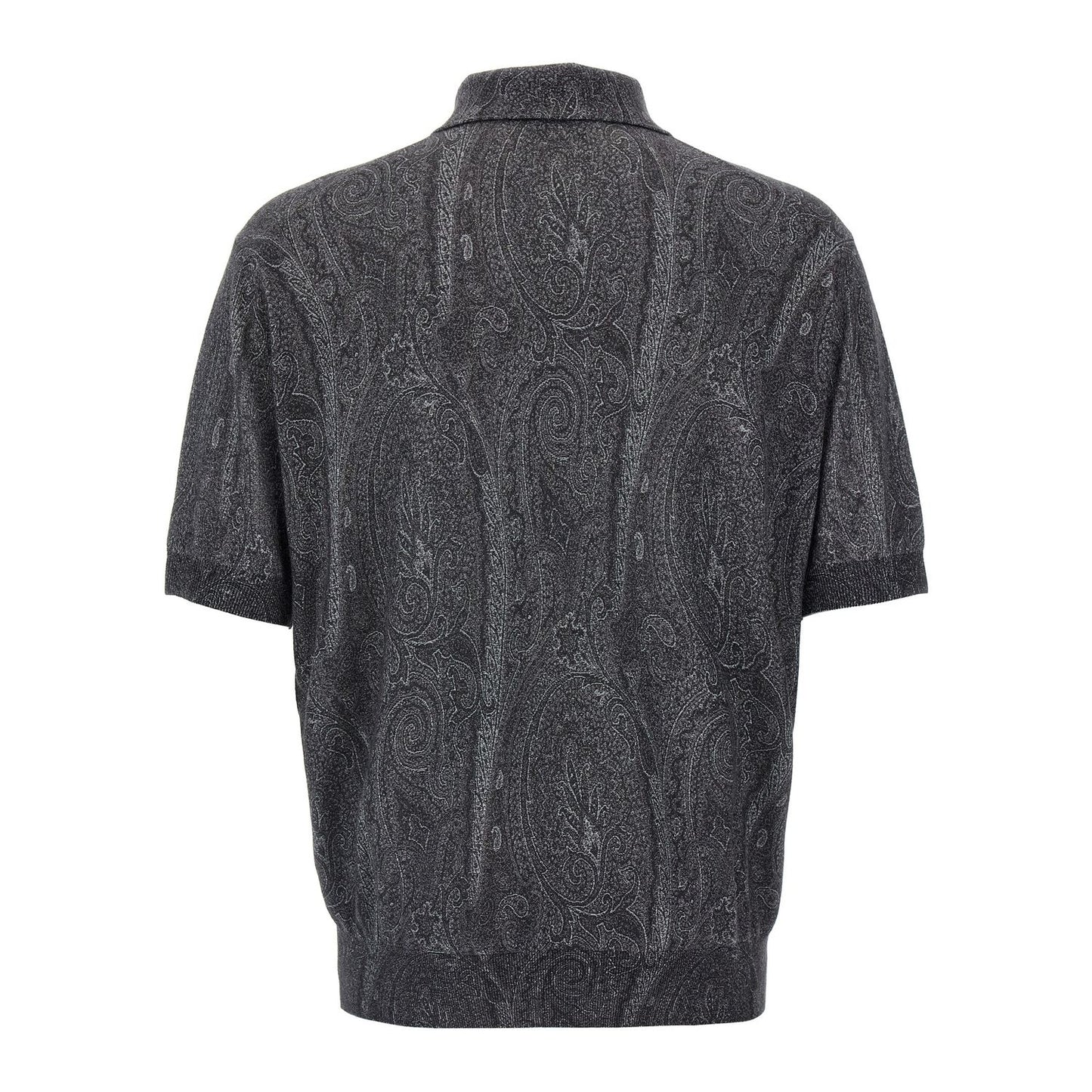 Etro Multicolor Silk Polo Shirt