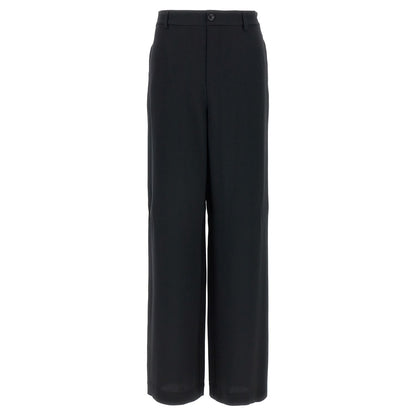 Moschino Black Acetate Casual Pants