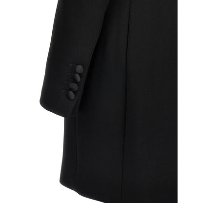 Dolce & Gabbana Black Virgin Wool Blazer