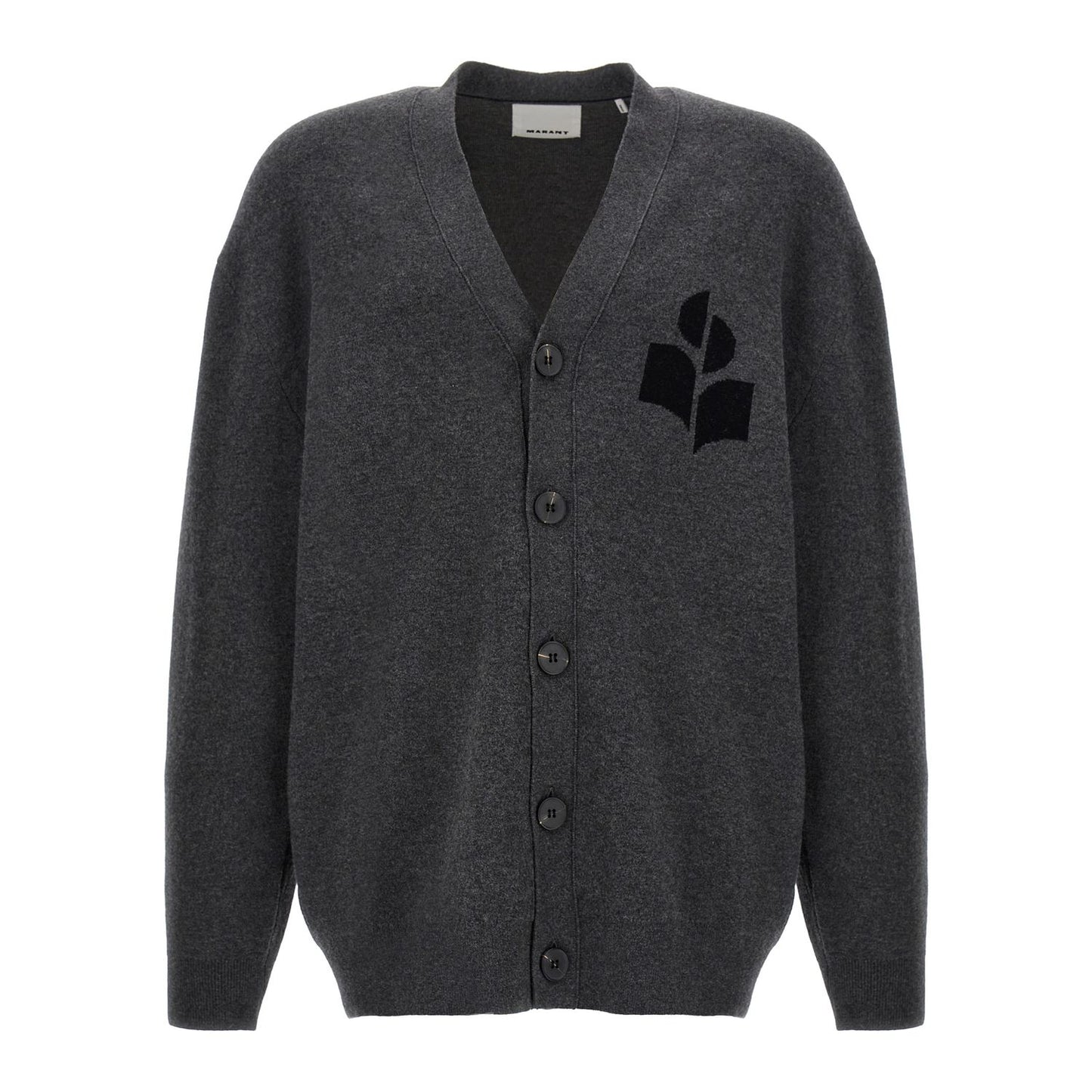 Isabel Marant Gray Cotton Cardigan
