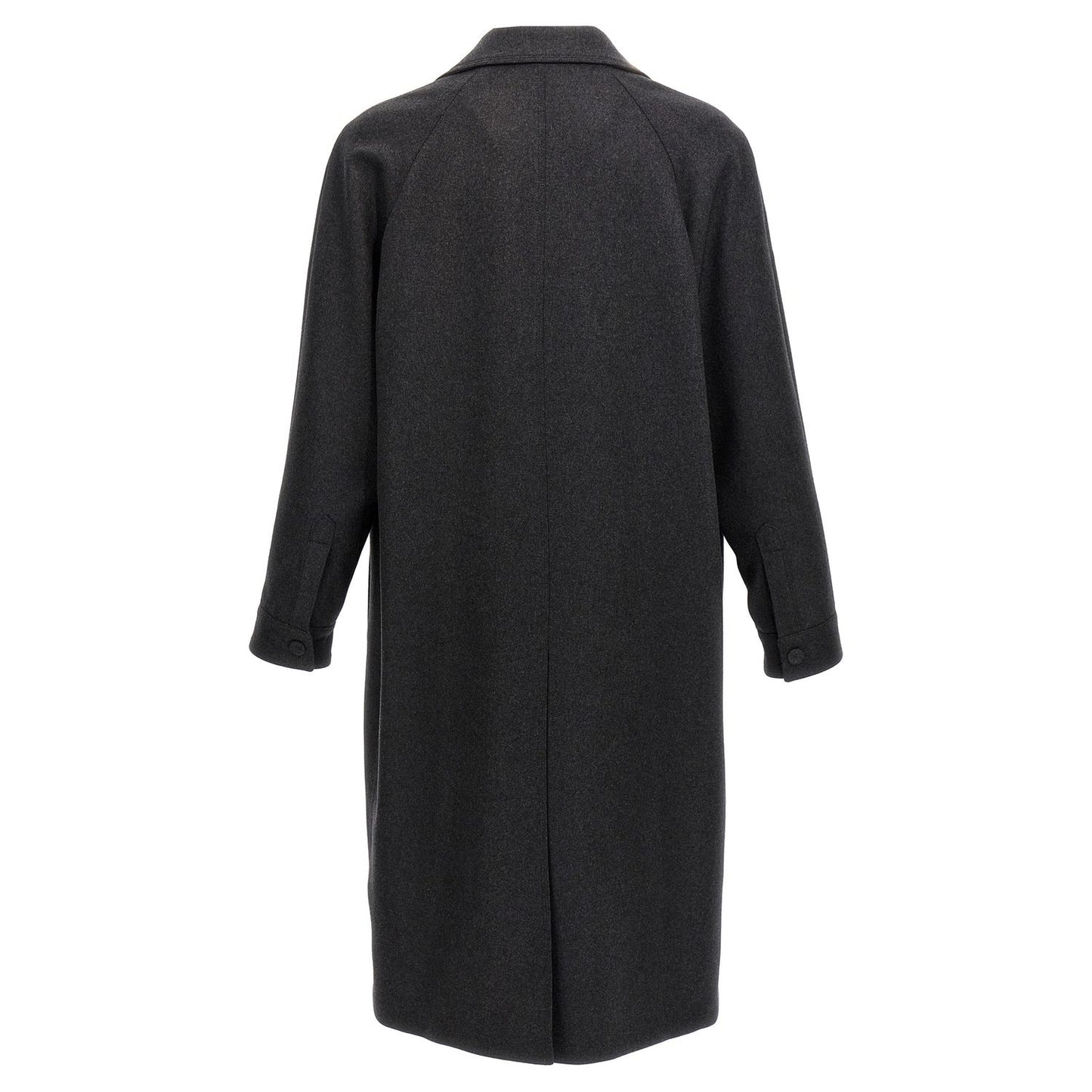 Fendi Gray Cashmere Coat