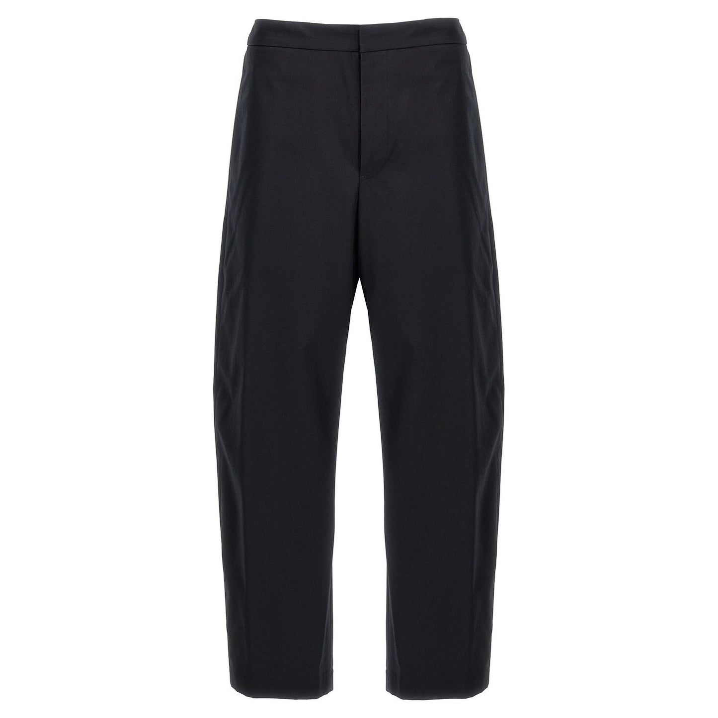 Jil Sander Blue Cotton Casual Pants