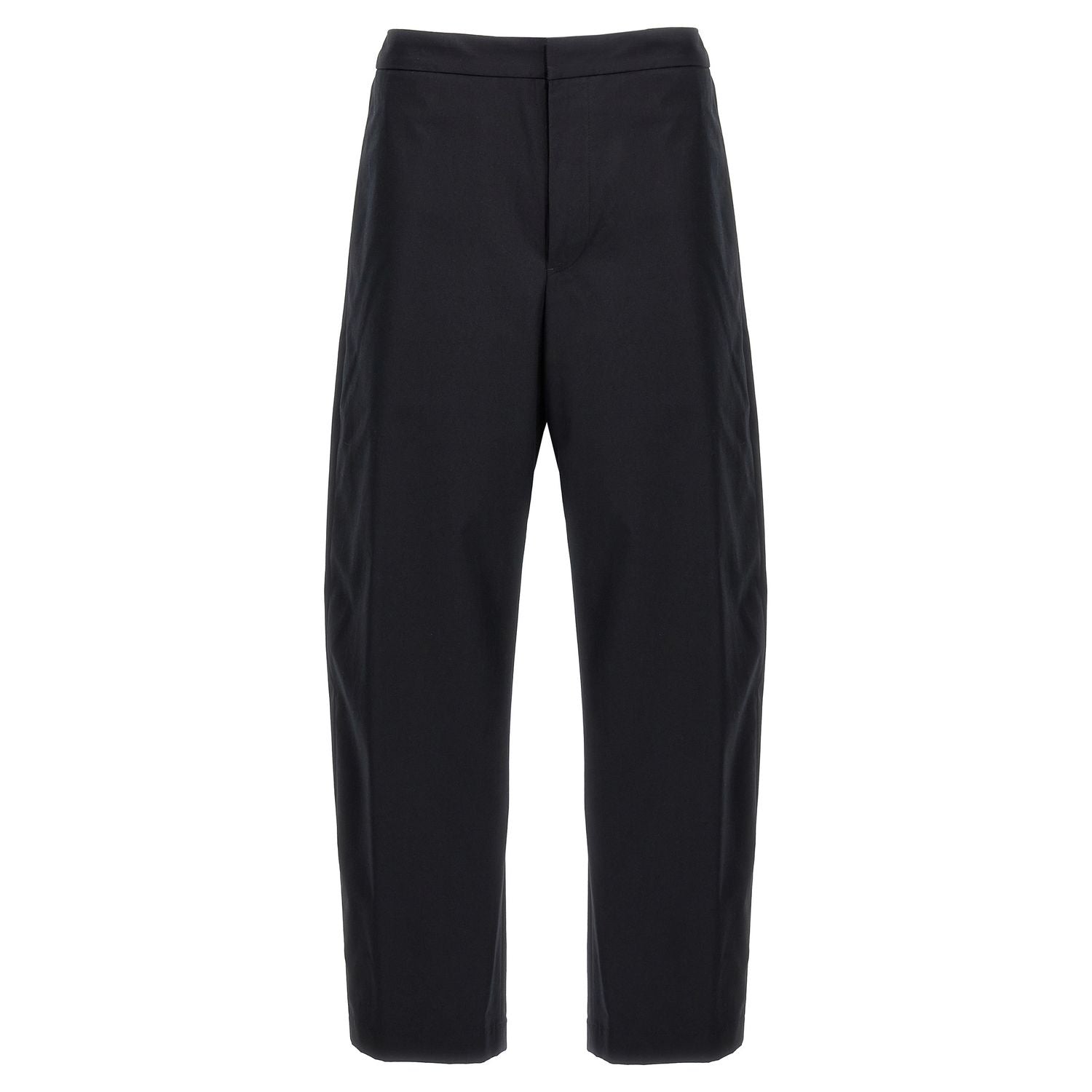 Jil Sander Blue Cotton Casual Pants