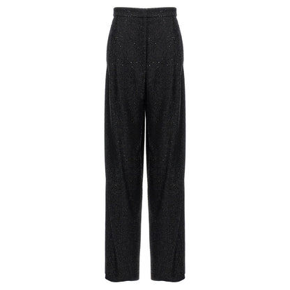 Max Mara Black Viscose Dress Pants