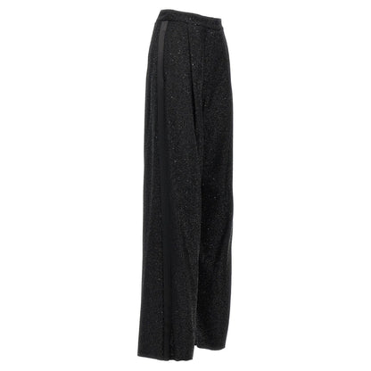 Max Mara Black Viscose Dress Pants