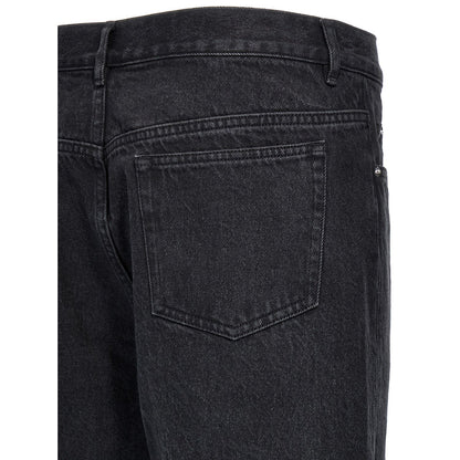 A.P.C. Black Cotton Straight-Leg Jeans