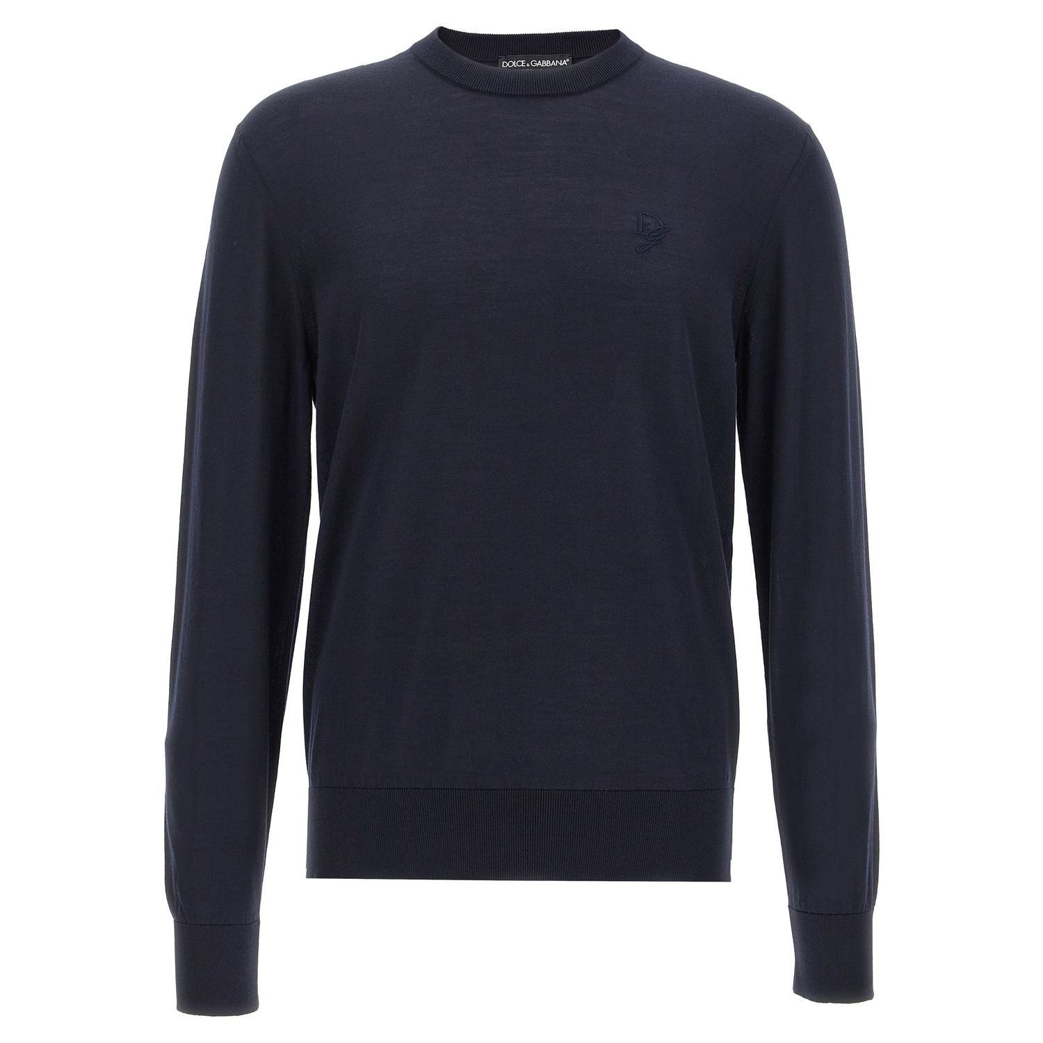 Dolce & Gabbana Blue Silk Cardigan