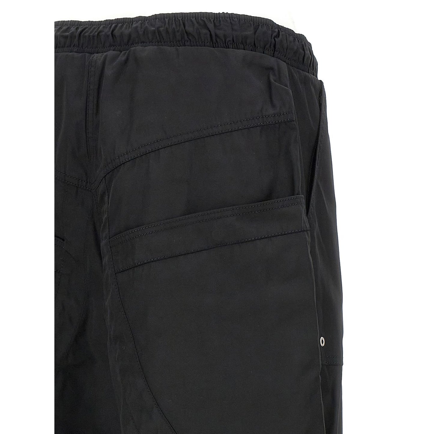 The Attico Black Polyester Casual Pants