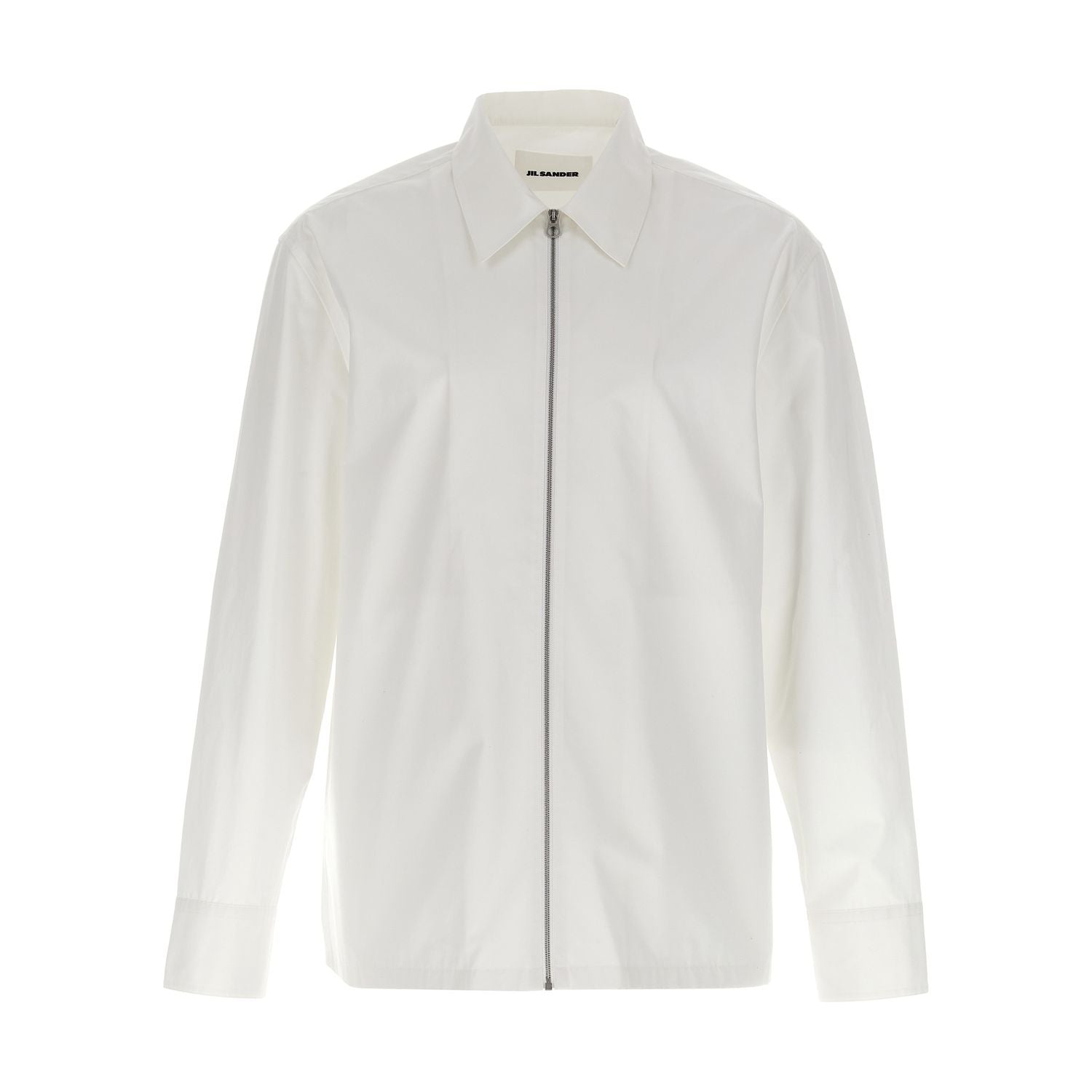 Jil Sander White Cotton Blouse