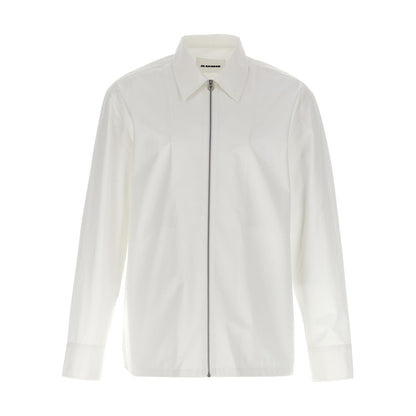 Jil Sander White Cotton Blouse