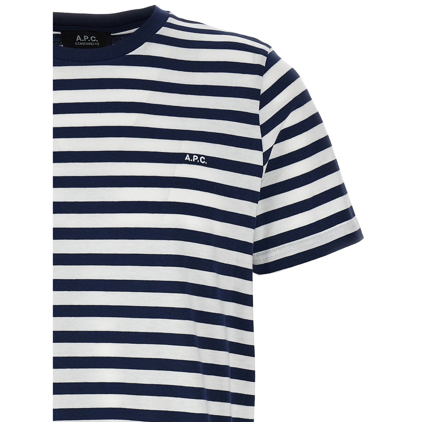 A.P.C. Blue Cotton T-Shirt
