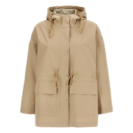 Moncler Beige Cotton Parka