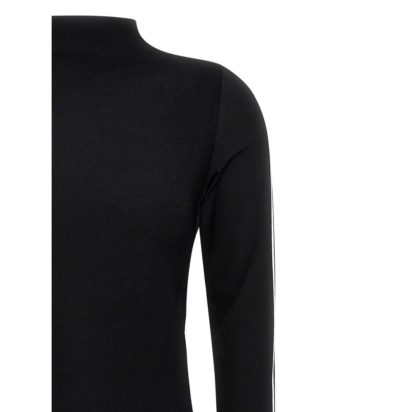 Sportmax Bicolor Viscose Midi Dress