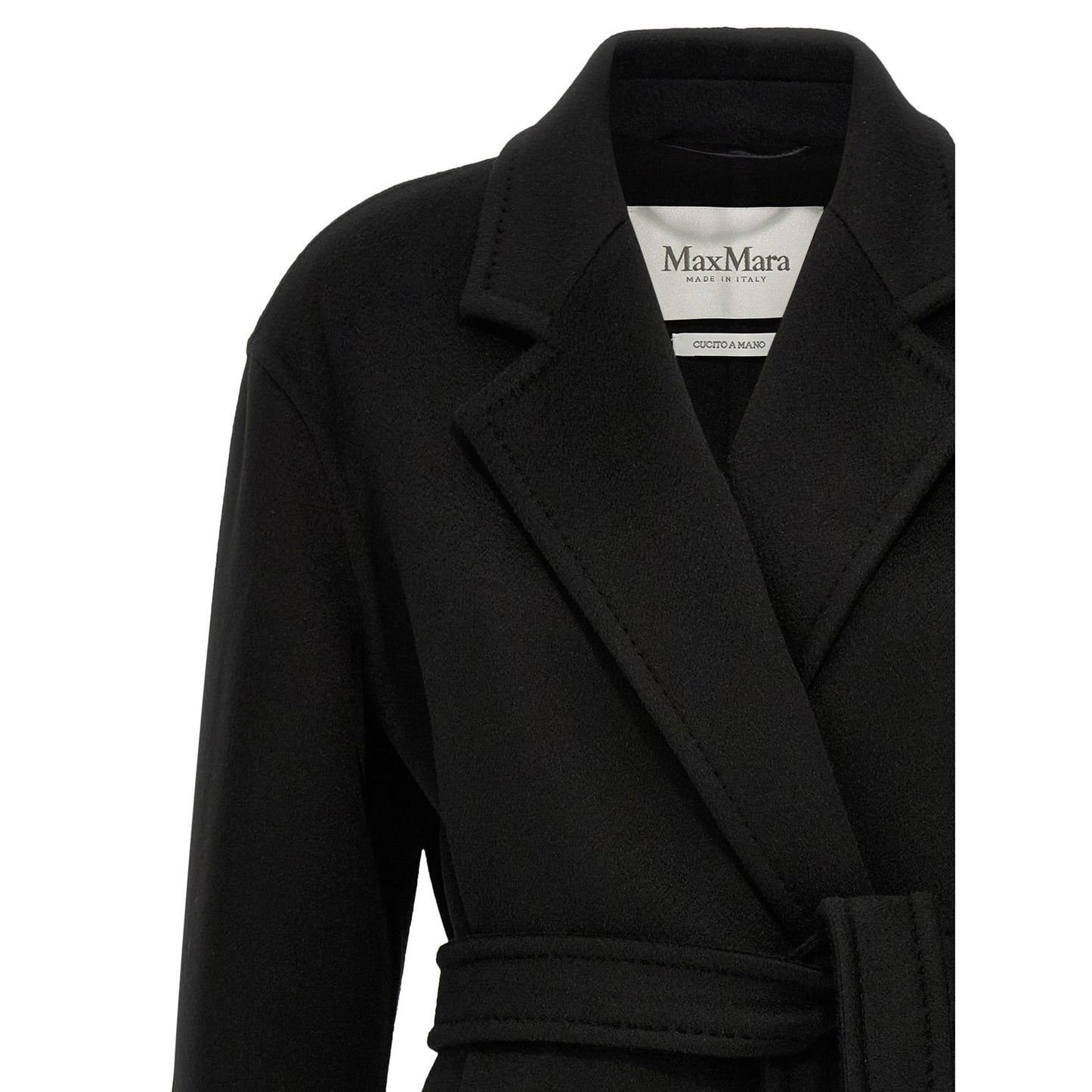 Max Mara Black Cashmere Coat
