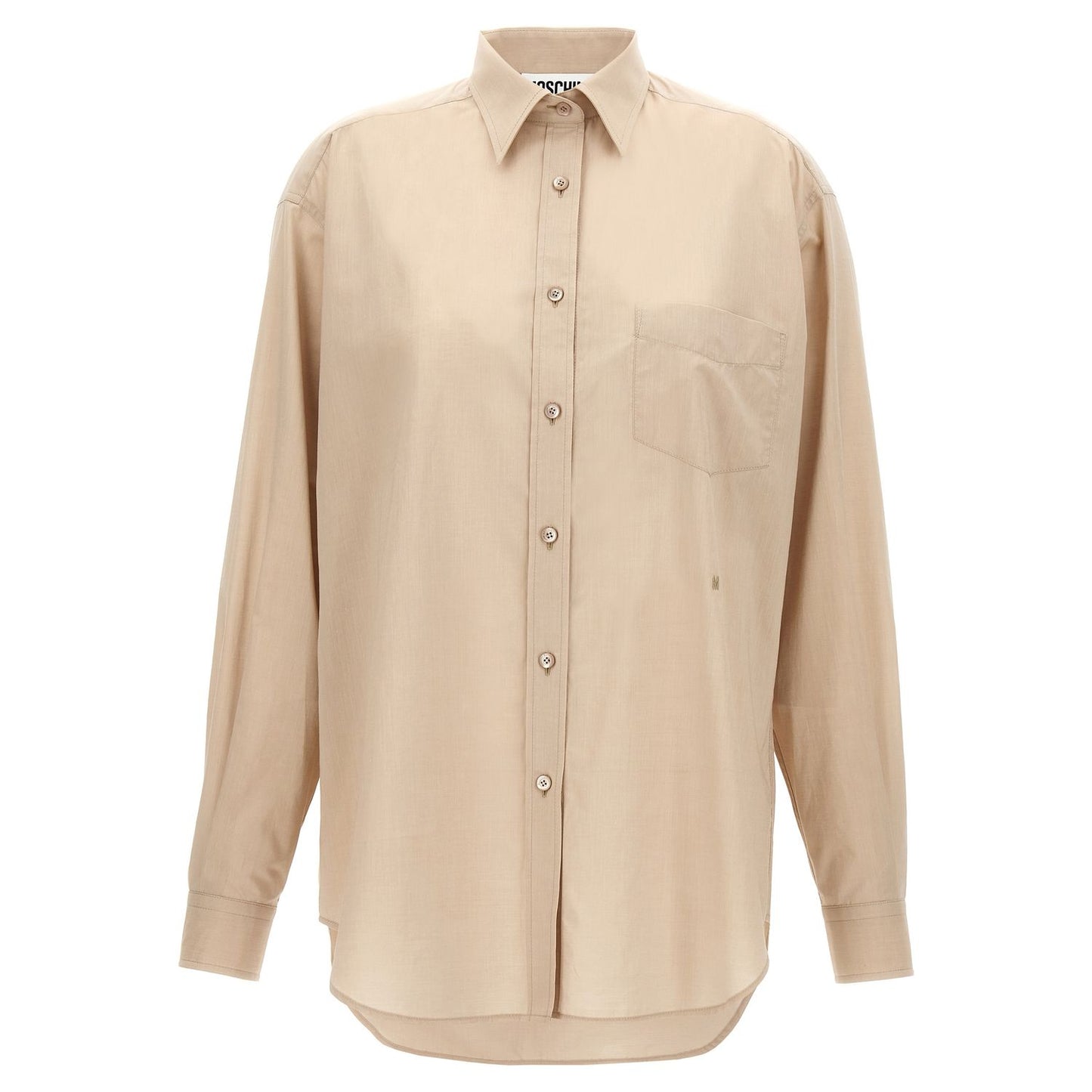 Moschino Beige Cotton Blouse