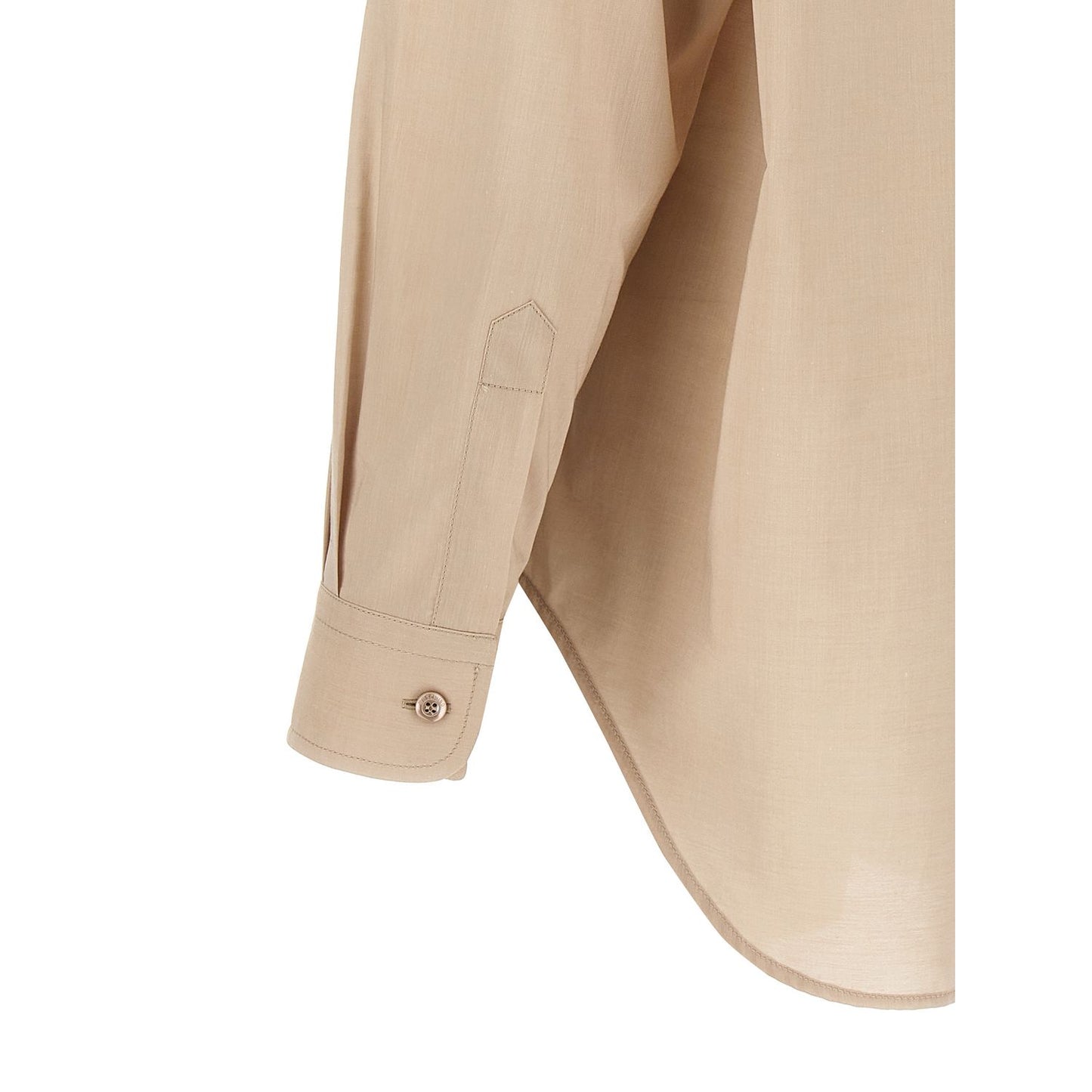 Moschino Beige Cotton Blouse