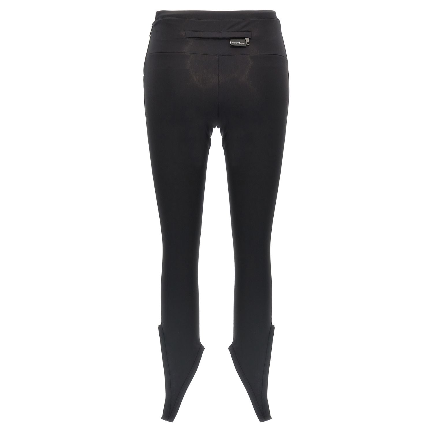 Courrèges Black Polyamide Leggings