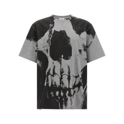 Alexander McQueen Gray Cotton T-Shirt