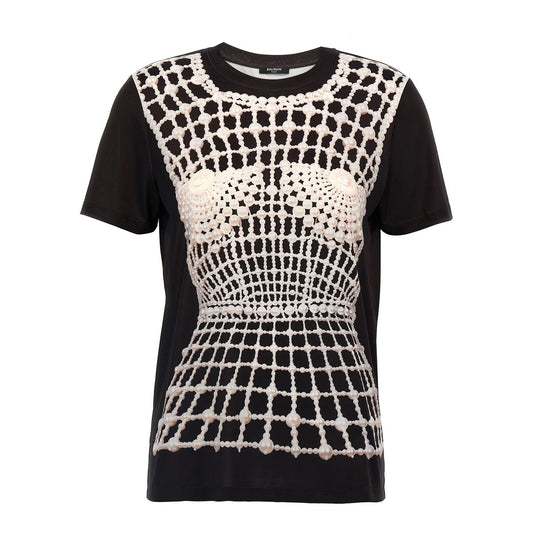 Balmain Black Organic Cotton T-Shirt