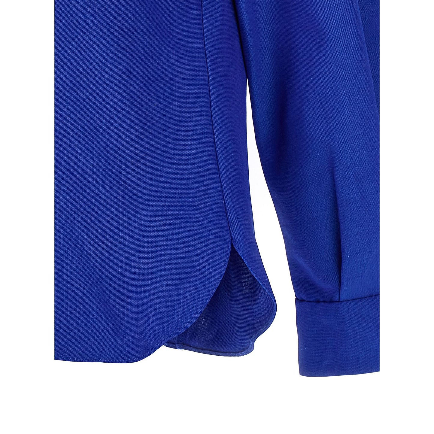Carolina Herrera Blue Cotton Blouse