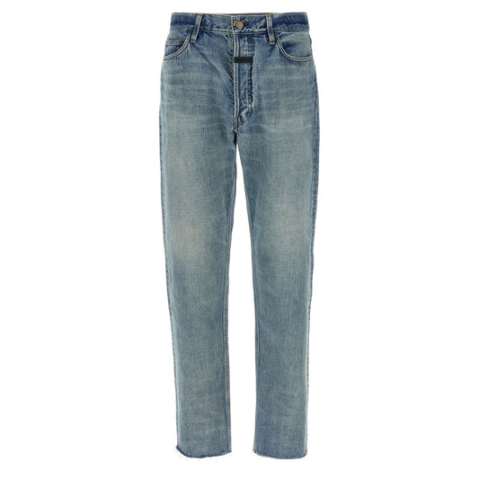Fear Of God Blue Cotton Straight-Leg Jeans