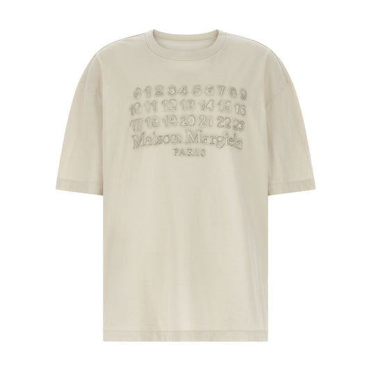 Maison Margiela Beige Cotton T-Shirt