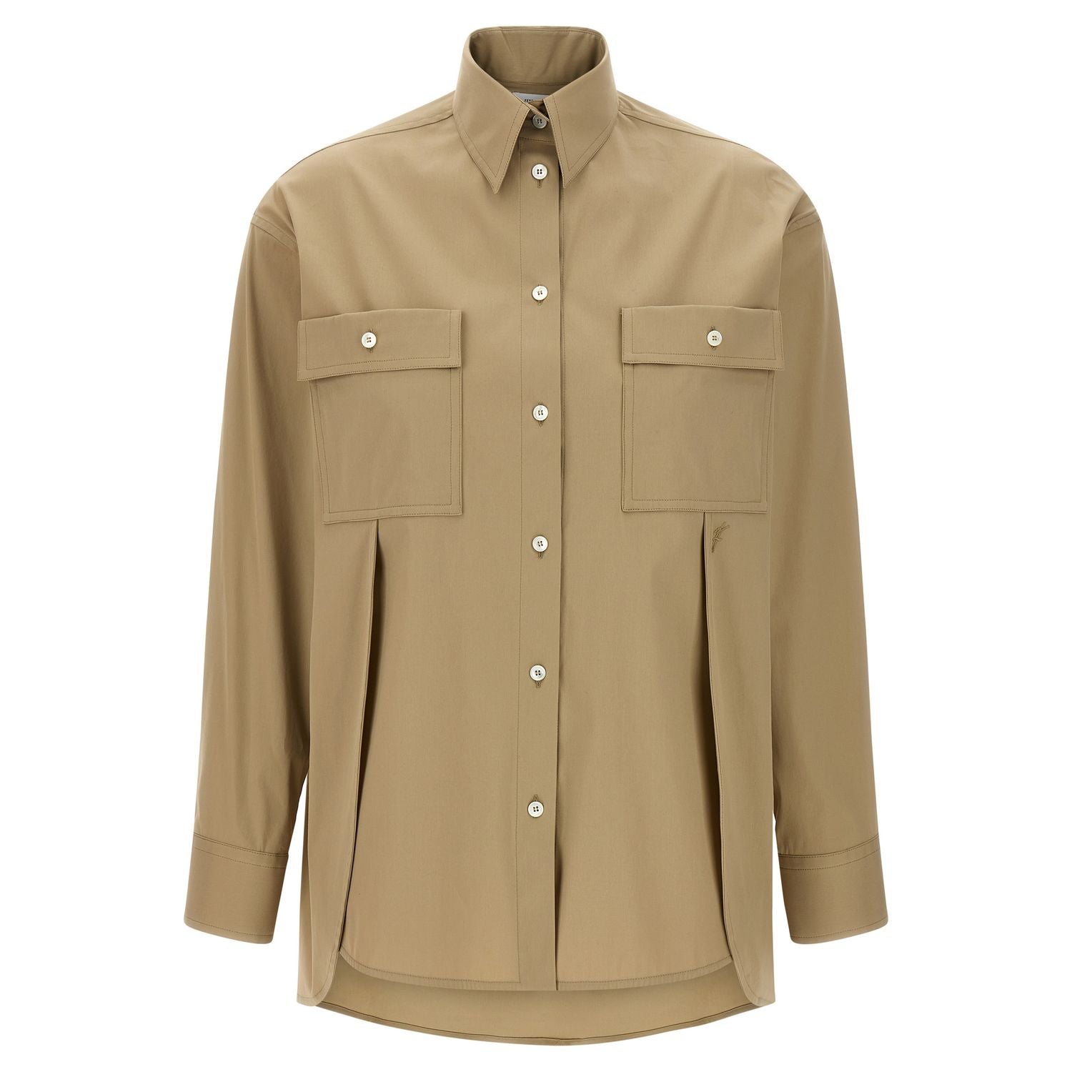 Ferragamo Beige Cotton Blouse