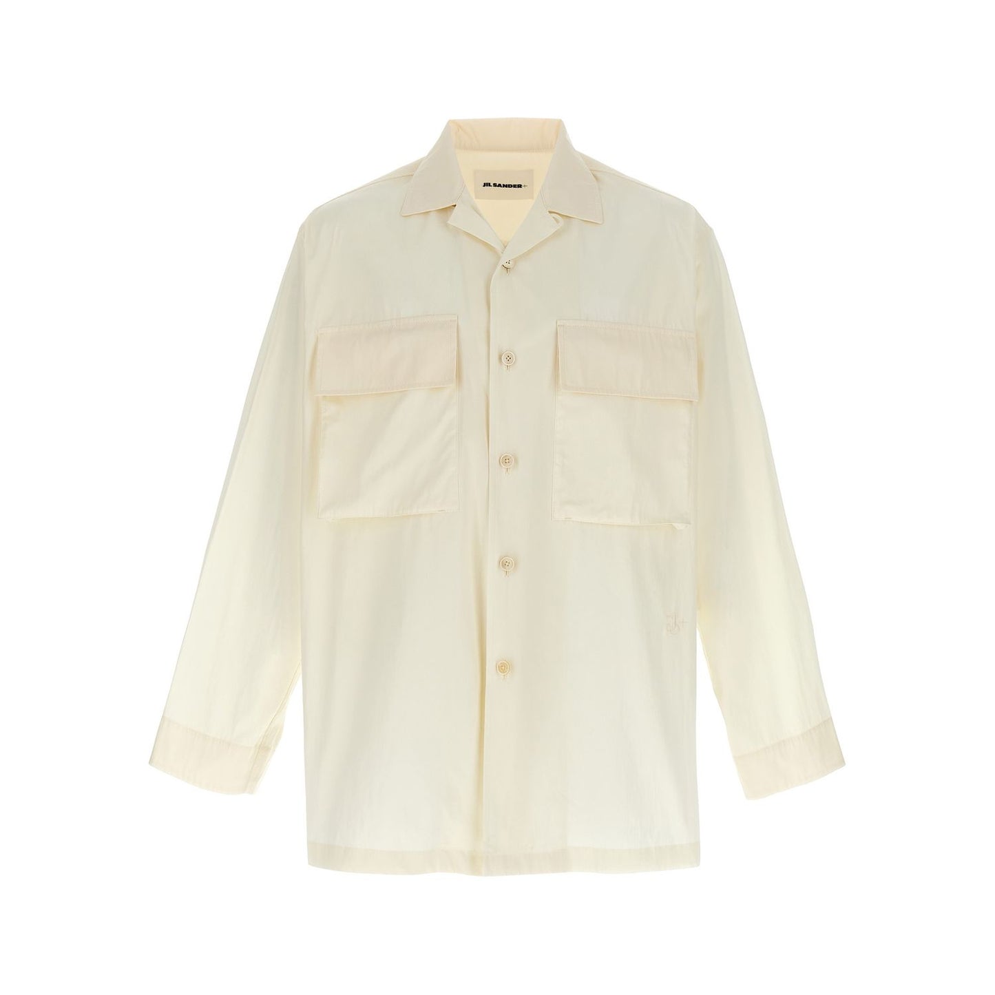 Jil Sander White Cotton Blouse