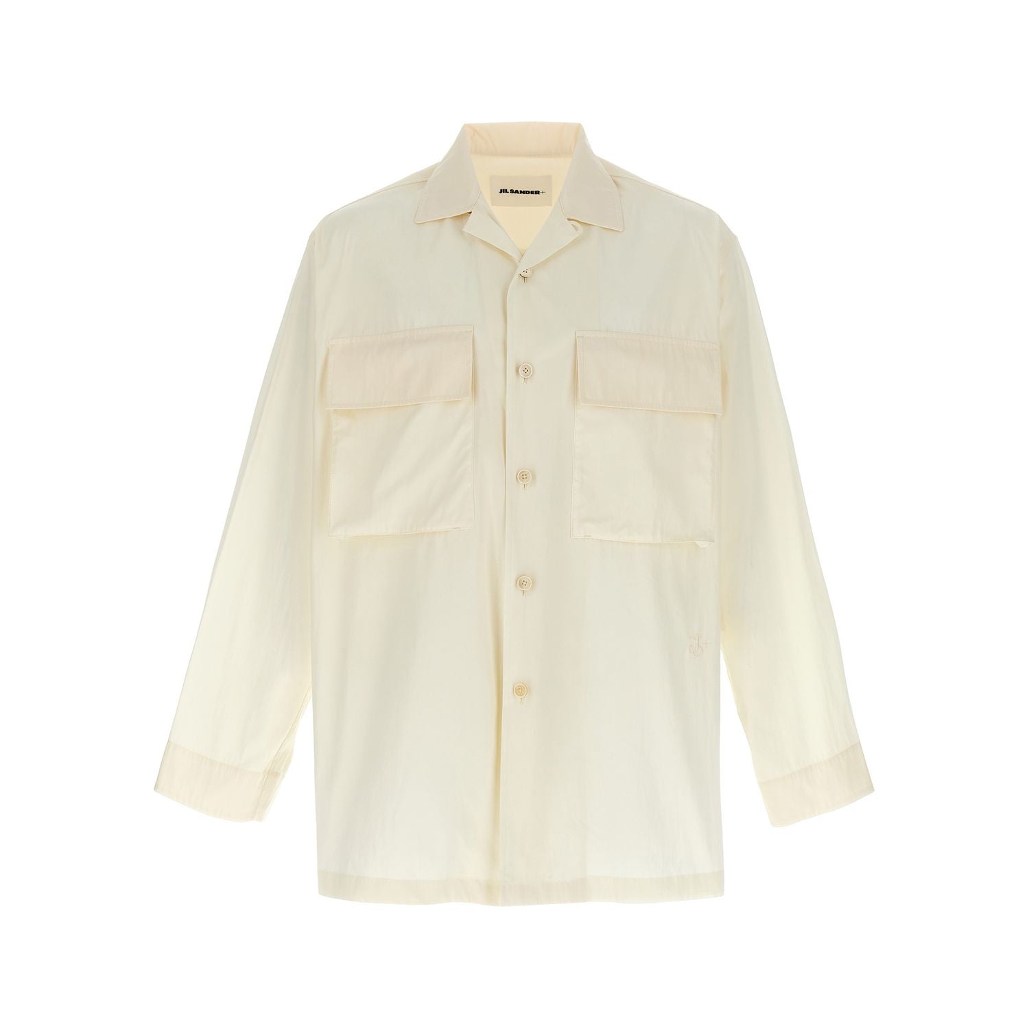 Jil Sander White Cotton Blouse